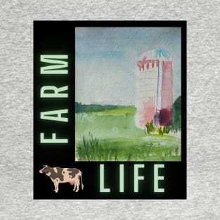 Farm Life & Silo v3 T-Shirt